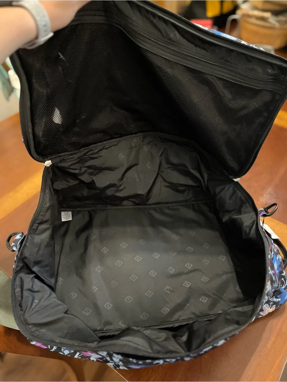 Vera Bradley Black Floral Backpack l